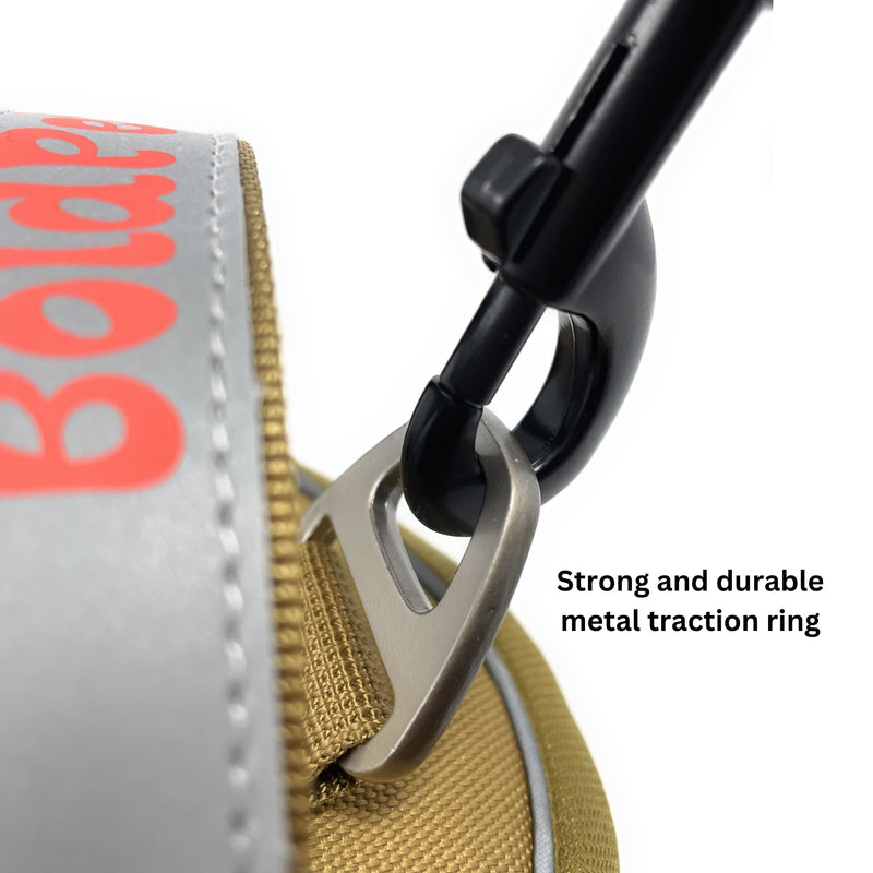 Dog Harness with Airtag Holder and Leash Set-Premium Oxford Breathable Material- Durable Reflective Airtag Dog Harness and Leash Set for Small, Medium, Large and X Large Dogs KHAKI - PawsPlanet Australia
