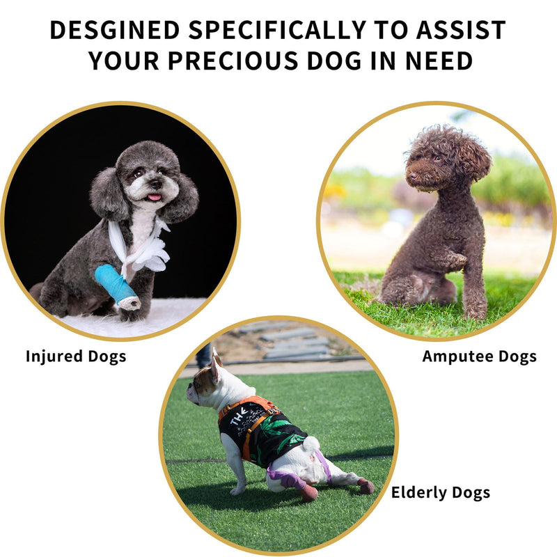 Fit Dog Lift Harness Pet Hiking Body One Harness for Medium Large Dogs Moves Disabled Dog Support Device Joint Injuries