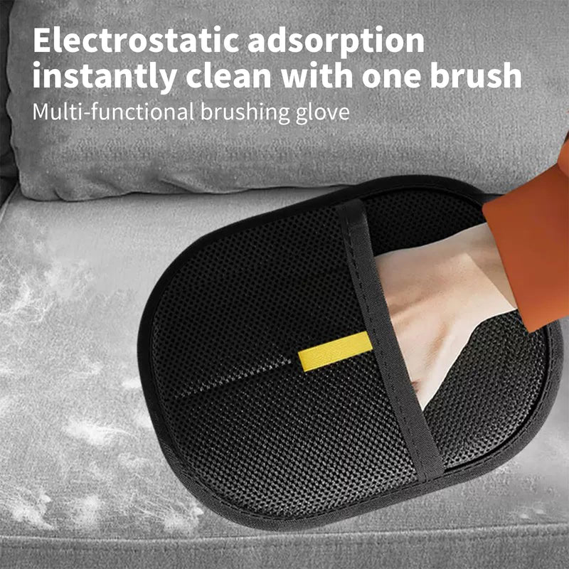 Kivori pet Hair Removal Gloves The Magic Brush pet Hair Remover Washable Reusable Cat & Dog Hair Remover for Couch, Furniture, Carpet,Clothing,Car Seats（1PCS） - PawsPlanet Australia