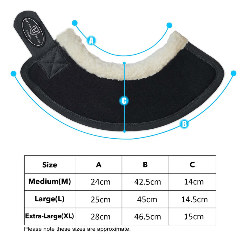 Harrison Howard Bell Boots for Horse Training Hoof Overreach Protection Fleece Lined Bell Boots Extra Full (X-Large) black - PawsPlanet Australia
