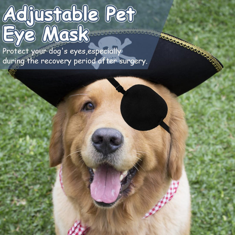 Eye Care for Dogs, Eye Patch for Dogs, Used for Postoperative Eye Injuries, Soft and Adjustable to Cover Dog's Eyes