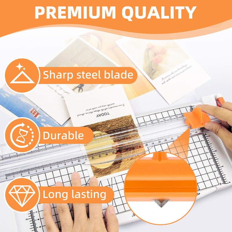 157400-1001 Paper Cutter Blades Replacement for Fiskars Paper Trimmer TripleTrack High Profile Blades, Portable Paper Cutter Style I Blade 1968701005 for Cutting and Scoring- 2 Pack - PawsPlanet Australia