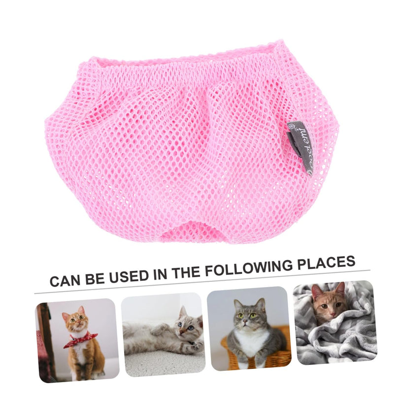FRCOLOR Breathable polyester cat muzzle with practical leg protection for kittens in pet supplies, pet stores, and injections