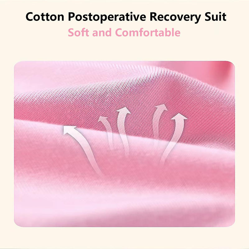 Cat Recovery Suit Cat Surgery Recovery Suit, Breathable Skin Anti Licking Suit,Skin Diseases Protection Collar Alternative Pet Body Suit for Puppy Kitten Neutered,Abdominal Wound Skin Damage,Weaning Large Pink - PawsPlanet Australia