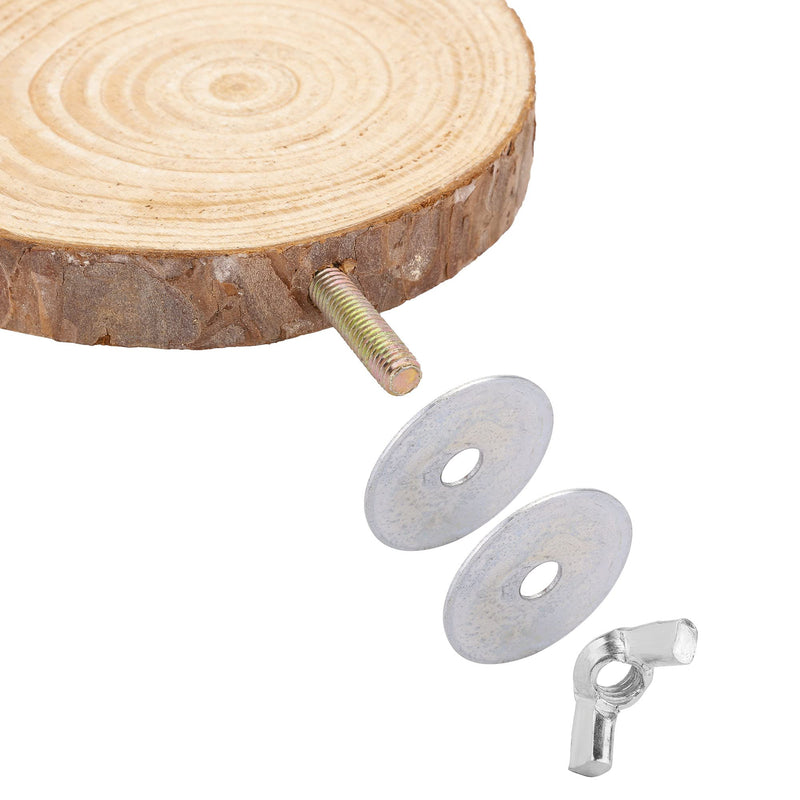 Mogoko Natural Wood Bird Perches Birdcage Stands Parrot Perch Stand Perch Platform Cage Accessories Cockatiel Toys for Budgies Parakeets Lovebirds 1Y+1I+2O - PawsPlanet Australia
