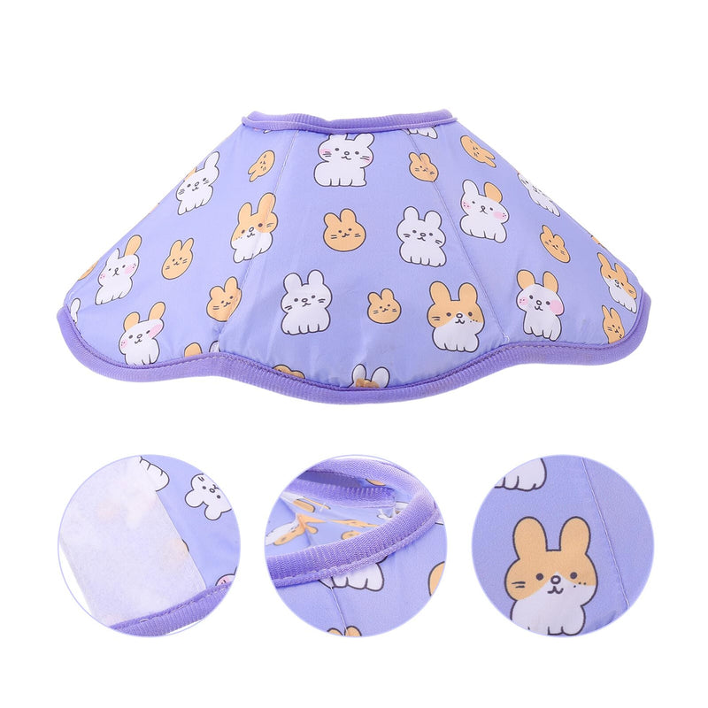 Anti-Leak Collar for Small Dogs and Cats, Adjustable Post-Operative Recovery Collar, Soft Conical Collar Made of Lightweight Material, 32 x 36 cm, Post-Surgery Protection