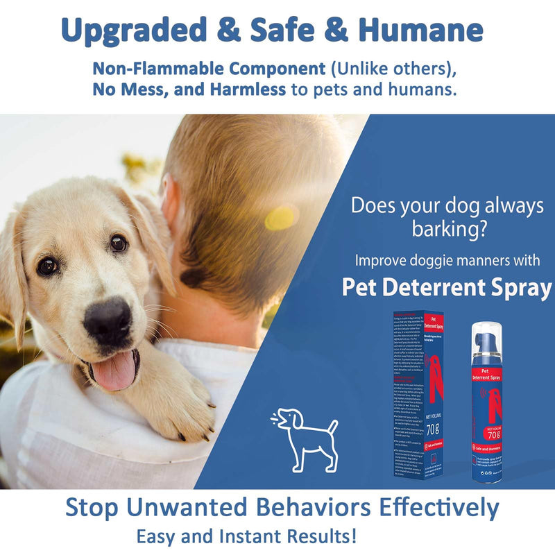 Corrector Spray Dog Trainer, 75ml Pet Instructor Spray for Dog, Humane Effective Help Dog Stop Unnecessary Behaviour: Stop Barking, Dog Fights & Attacks (2 Pack) 2 Pack - PawsPlanet Australia