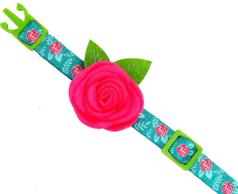 Spring Cat Collar, Floral Kitten Collar Breakaway, Flower Dog Collar for Small Dogs Female - PawsPlanet Australia