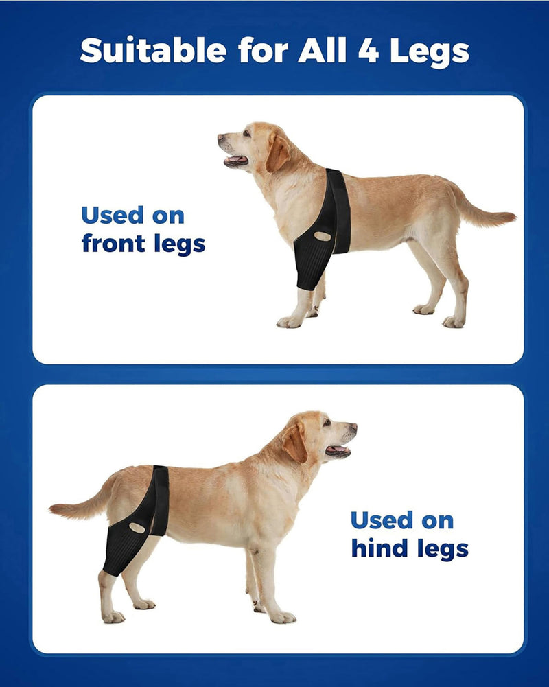 Dog Knee Brace, Dog ACL Brace for Front Torn and Back Hind Rear Legs ACL Tear, Dog Hip Knee Leg Brace for Hip Dysplasia, Dog Luxating