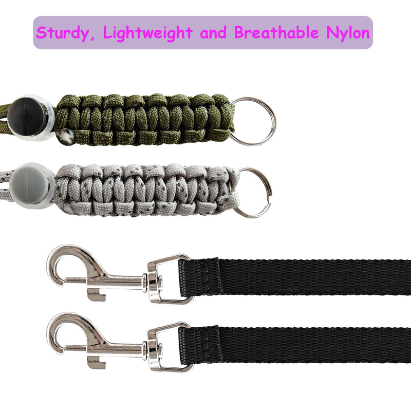 Handmade Figure 8 Harness and Leash for Rabbits/Bunnies/Ferrets/Bearded Dragons/Guinea Pigs/Rats/Chinchillas/Birds/Squirrels/Small Animals.Pack of 2 - PawsPlanet Australia