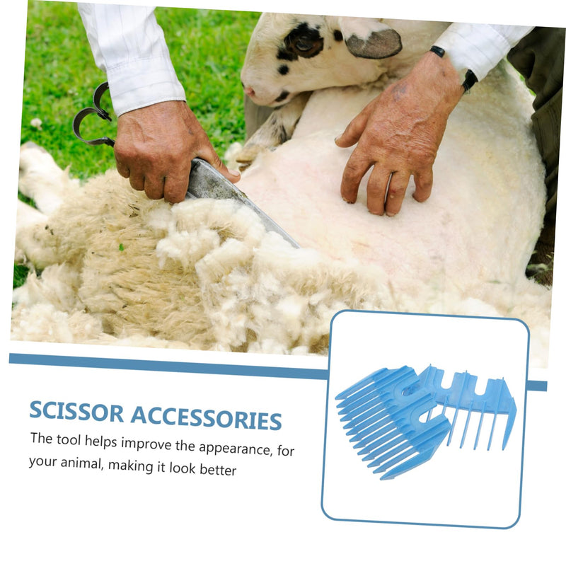2pcs Electric Wool Shears Accessories Goat Trimmer Electric Razor Shaver Guide for Sheep Clipper Guide for Sheep Grooming Shaver Guide Clippers Plastic Protection - PawsPlanet Australia