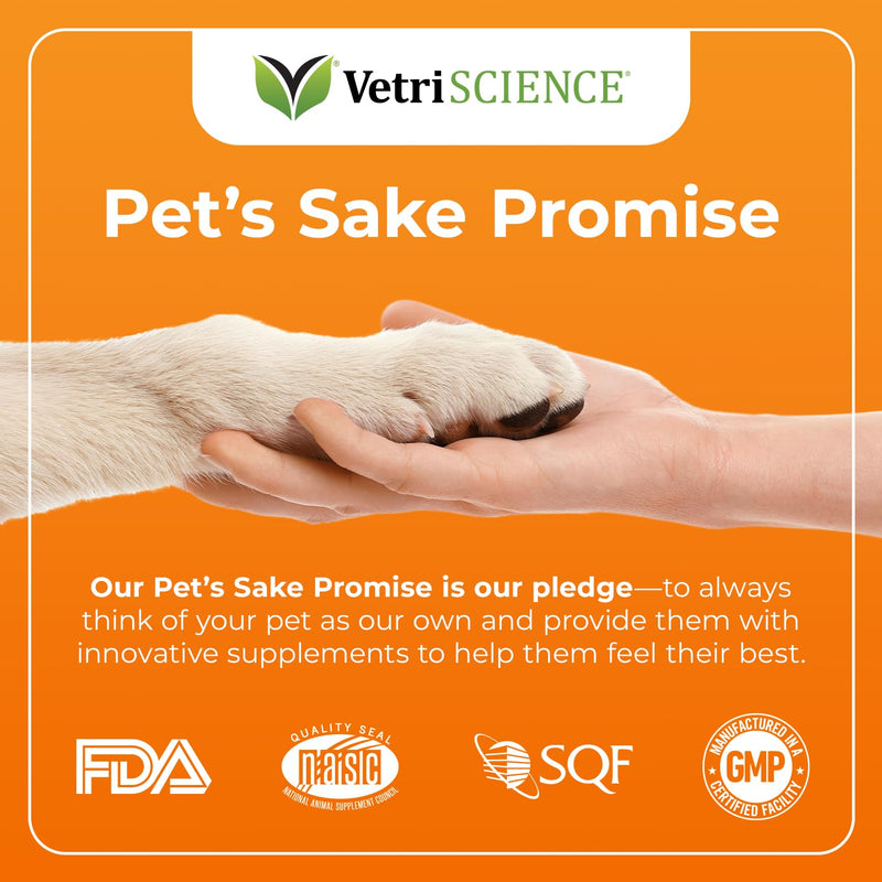 VetriScience Healthy Spine & Disc Easy-Open Capsules, Back & Spinal Support Chondroitin & Taurine Supplement for Dogs, Perfect for Dachshunds, Corgis, Frenchies & More, 180 Count 180 Tablets for All Dogs Capsule - PawsPlanet Australia