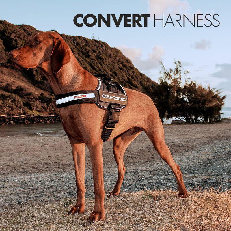 Ezydog Convert Harness, Extra Small, Burgundy X-Small