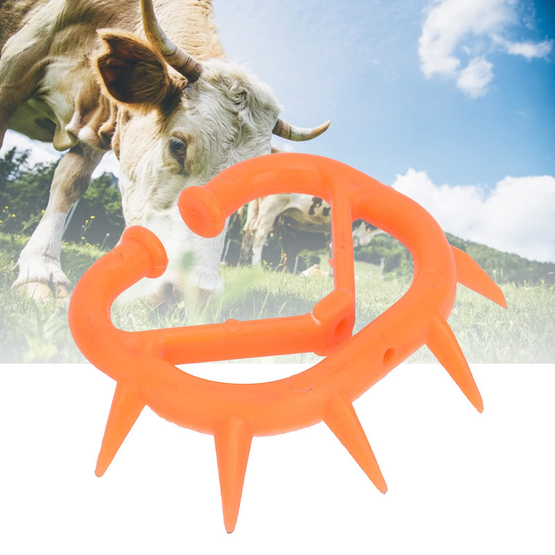 5Pcs Cow Nose Thorn, Bovine Weaning Thorn Cattle Weaner with Thick Plastic Cow Nose Rings Farm Livestock Bovine Anti-Sucking Nose Clip with Thorn(#1) #1 - PawsPlanet Australia