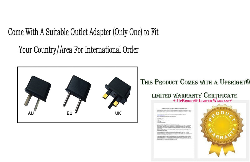 UpBright 2-Prong 5V AC/DC Adapter Compatible with Sminiker Dog Pet Hair Clipper Pro Professional Rechargeable Cordless Low Noise Cat Horse Grooming SMK-002 5VDC 1000mA Power Supply Battery Charger - PawsPlanet Australia