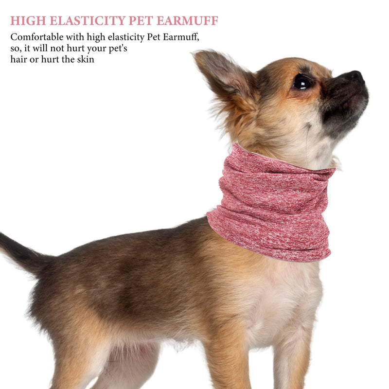Toyvian Elastic Warm Dog Ear Protection with Noise Protection Function, Stretchy Comfortable Ear Cover for Small to Large Dogs, Multifunctional Ear Protection and Calming in Cold