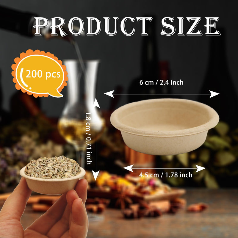 200 Pcs 1oz Gecko Feeding Cups Crested Gecko Food and Water Paper Feeding Cups Mini Dish Bowls for Lizards Reptiles Small Pets - PawsPlanet Australia