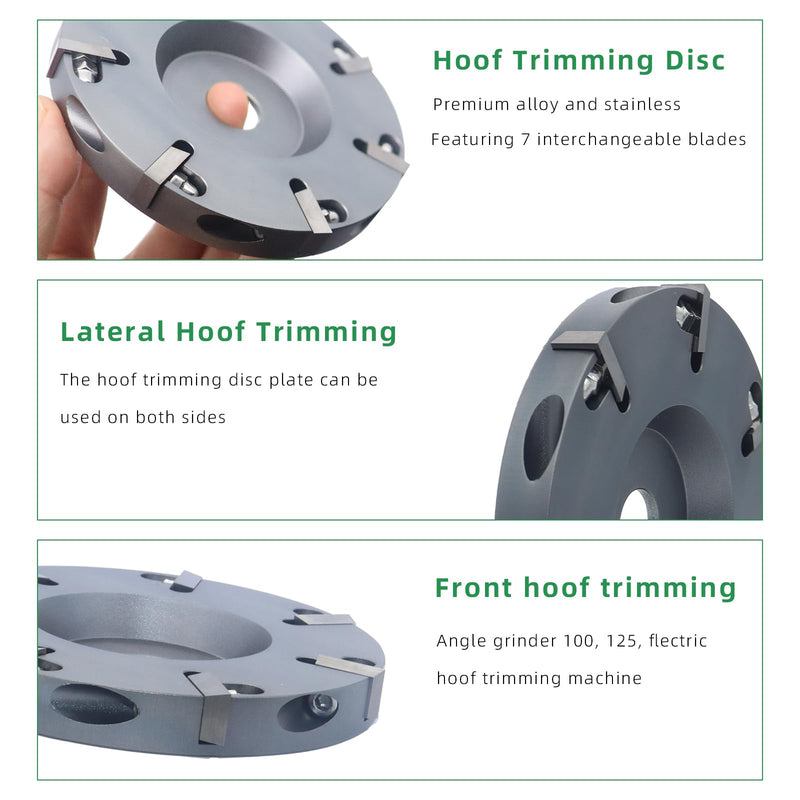 Horse Hoof Trimming Disc Livestock Hoof Trimming Grinding Wheel Professional Electric Hoof Repair Plate Sheep Cattles Horses Hoof Cow Nipper Knife Tools - PawsPlanet Australia