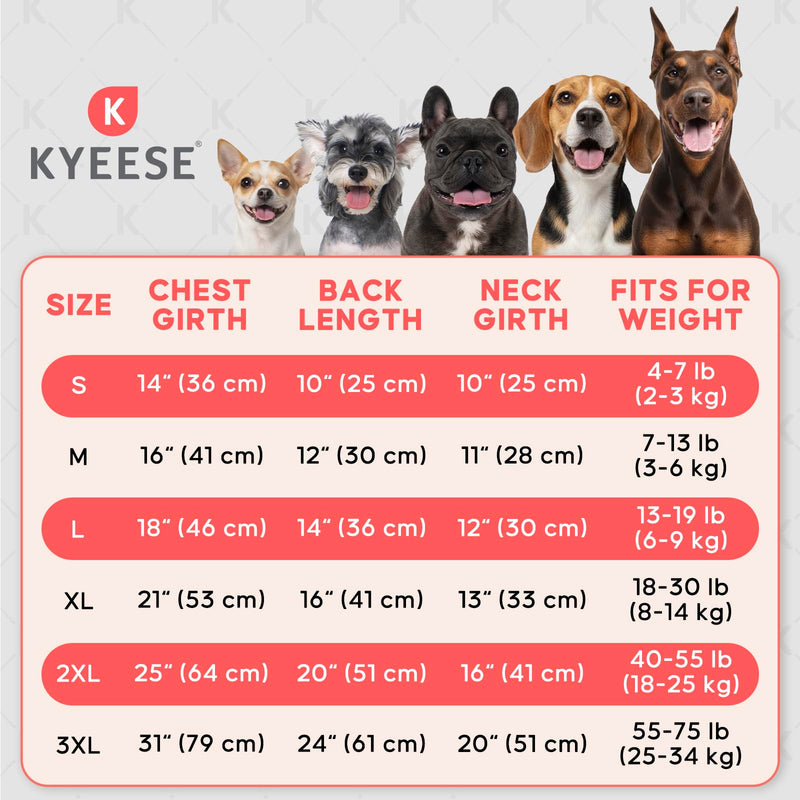 KYEESE 2Pack Dog Shirt, Lightweight Sun Protection Sleeveless Dog T Shirts for Small Medium Dogs Boy, Breathable Pet Reflective Tank Top Summer Dogs Clothes for Outdoor Walking, Grey+Light Blue, XL X-Large (18-30lbs) 3# 2Pack (Light Blue+Grey) - PawsPlanet Australia