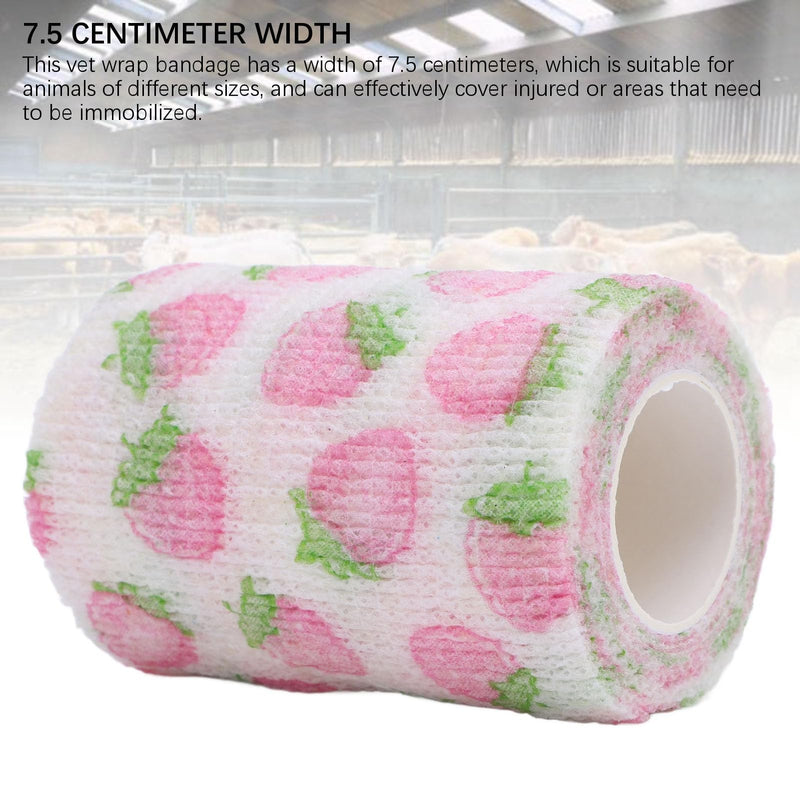 Buachois Pack of 4 Vet Wrap Bandage, 3 Inch Self-Adhesive Bandage, Wide, Elastic Vet Tape Wrap, Cohesive Gauze for Pets