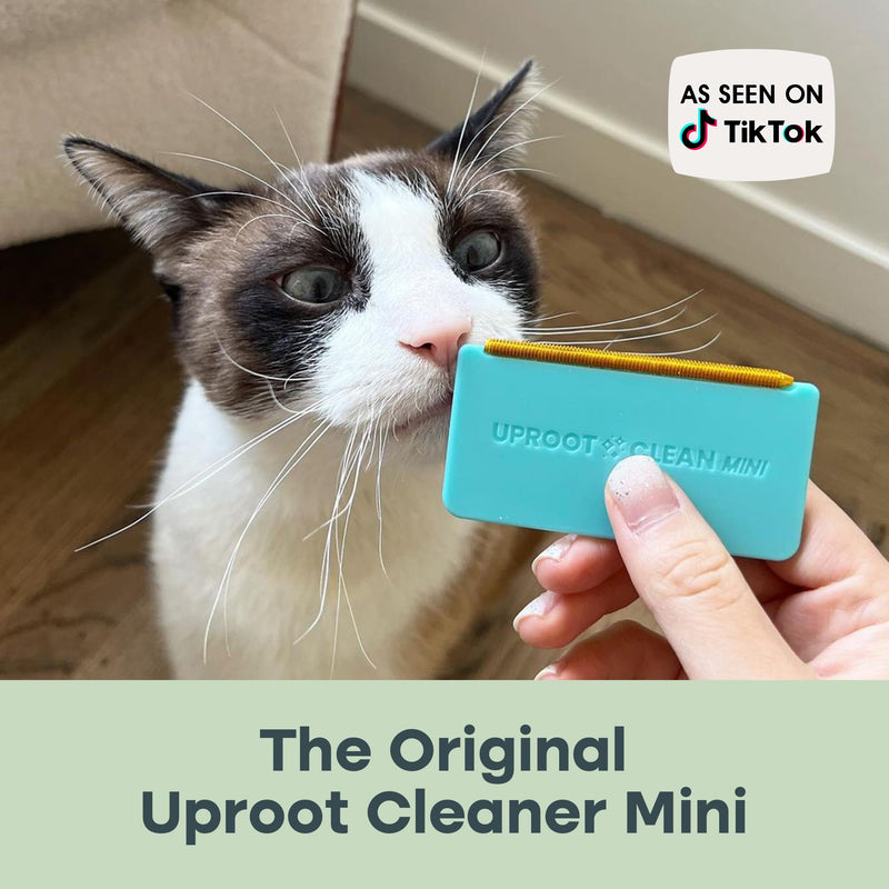 Uproot Cleaner Mini Pet Hair Removal Tool - Pocket-Sized Dog Hair Remover for Couch, Clothes, Car Interior, and Tight Corners - by The Creators of The Uproot Cleaner Pro Pet Hair Remover! - PawsPlanet Australia