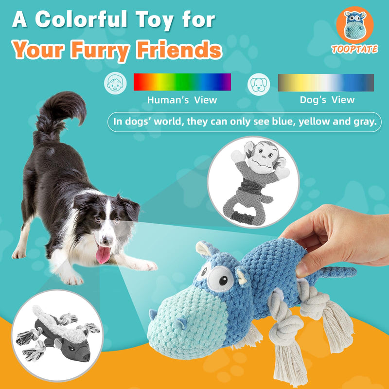 Dog Toys for Aggressive Chewers - Dog Toys to Keep Them Busy Squeaky Dog Toys for Large Dogs - PawsPlanet Australia