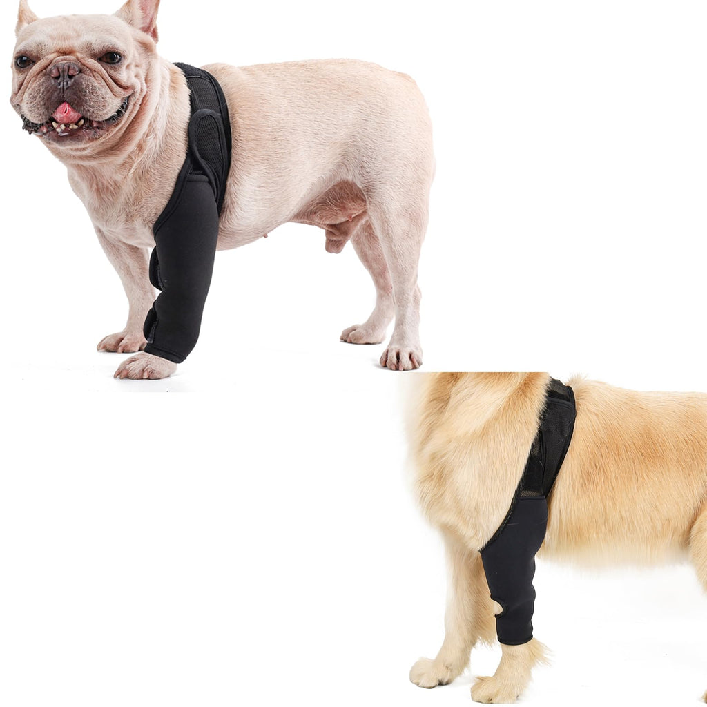 (S) Dog Knee Brace for Cruciate Ligament Injury Joint Pain Muscle Soreness. Adjustable Dog Leg Brace, Dog Support Brace,Dog Hind Leg Support. - PawsPlanet Australia