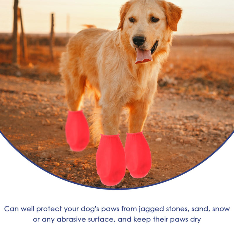 Waterproof Dog Boots Non-Slip Outdoor Pet Shoes Paw Protectors for Cats and Dogs Size L - PawsPlanet Australia