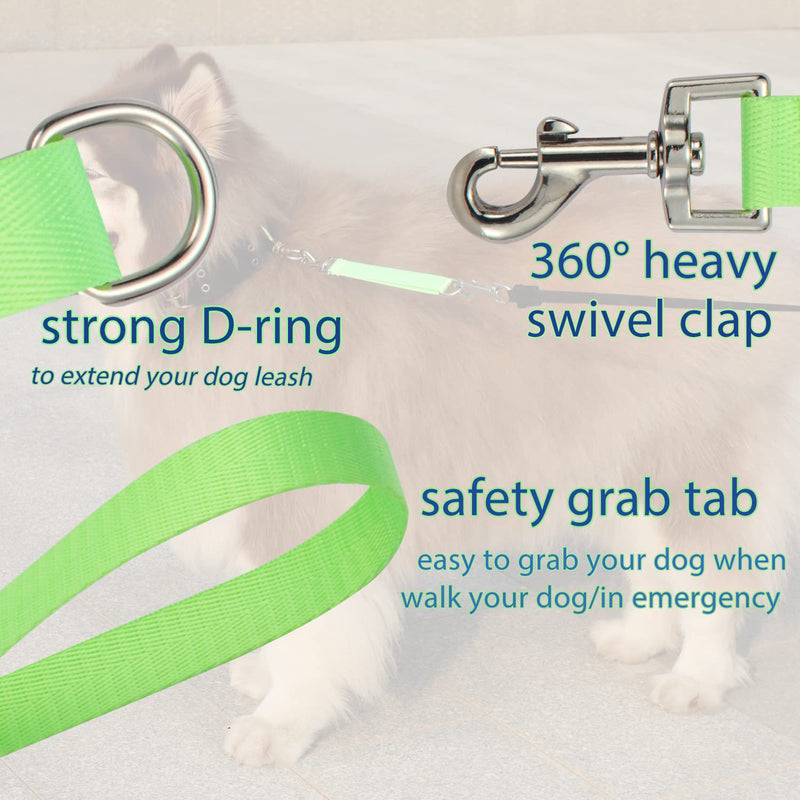 Traffic Dog Leash Dogs Training Leash Pet Traffic Grab Handle Training Tab Pets Leash Short Dog Leashes Dogs Training Lead Leashes (Green & Blue) green & blue - PawsPlanet Australia