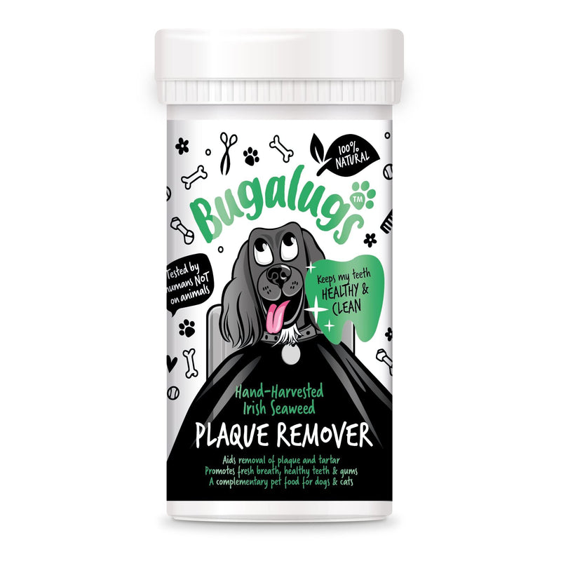 BUGALUGS Plaque Off Remover For Dog 70g Teeth & Bad Breath 100% Natural | Plaque Off Dogs No Need For Dog Toothbrush or Dog Toothpaste | Remove Dog Bad Breath & Plaque Remover For Dogs & Cats (70g)