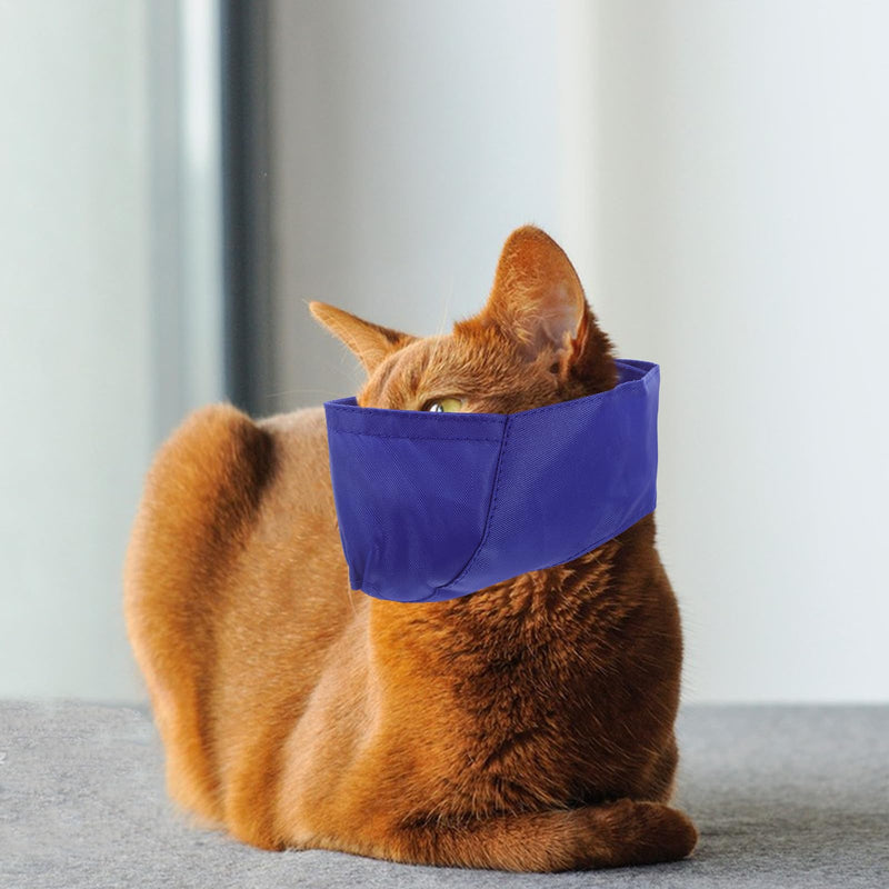 Toddmomy Cat Eye Mask and Sticky Strap with Small Hole Design Made of Nylon for Calming. Lightweight and Portable Eye Patch for Cats and Kittens during Manicures and Bathing.