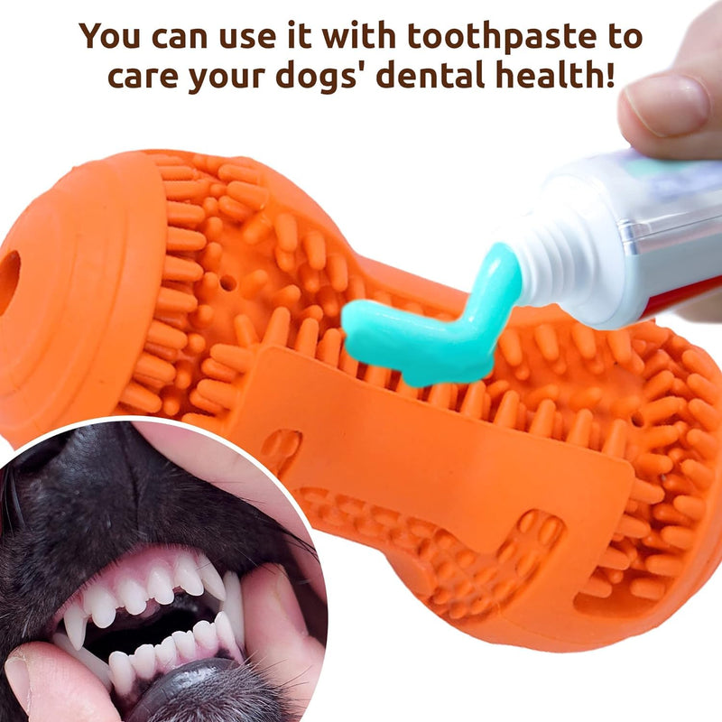 Fillable Dog Toy, Indestructible Dog Toy, Dog Teething Toys for Relieving Anxiety, Fillable Dog Chew Toy, Teeth Cleaning Dog Toy, Dog Toothbrush Toy, Dog Fillable Treat Toy - PawsPlanet Australia