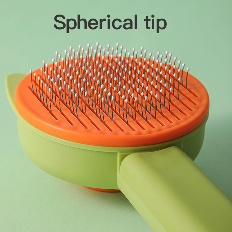 Premium Universal Pet Grooming Brush with Stainless Steel Pins Ideal for All Breeds Long Short Haired Cat and Dog,Ergonomic All-in-One Reduces Tanglesand PromotesHealthy Coat with Gentle (Pink) Pink - PawsPlanet Australia