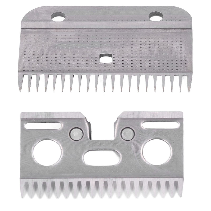 ViaGasaFamido 2Pcs 21 Teeth Horse Shears Replacement Blades Carbide Clipper Blades Horse Care Clipper for Horse Equine Goat Pony Cattle - PawsPlanet Australia