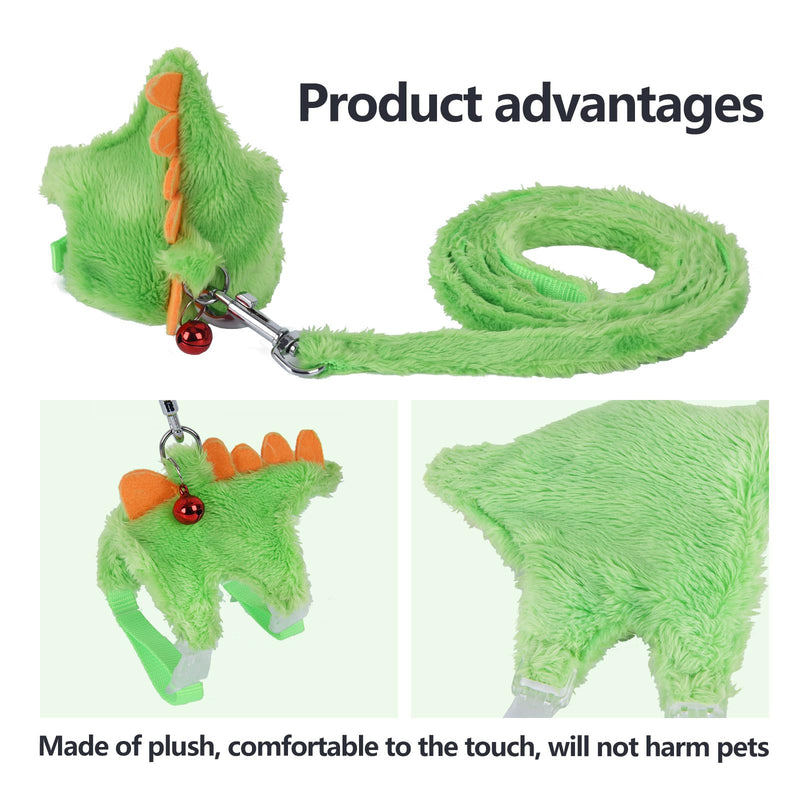 Ferret Harness, Ferret Leash, Ferrets Harness and Leash Set with Safe Bell, Ferrets Collar Small Animals Vest Harnes for Puppy, Teacup Dog and Other Small Pet (Pink) Pink - PawsPlanet Australia
