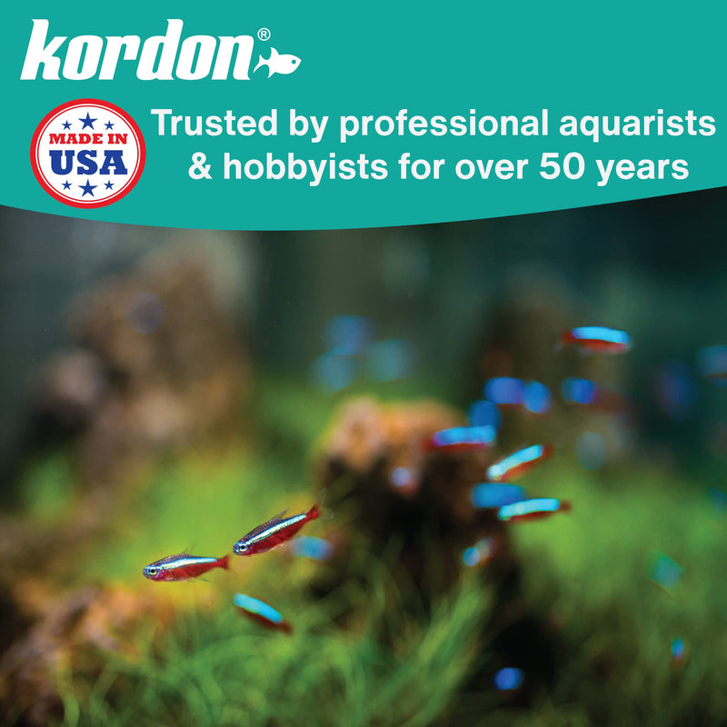 KORDON Novaqua Aquarium Water Conditioner for Freshwater & Saltwater – Instantly Detoxifies Chlorine, Chloramines, & Heavy Metals in Tap Water, Replaces Fish Slime Coat, Adds pH Buffers, 16-ounces - PawsPlanet Australia