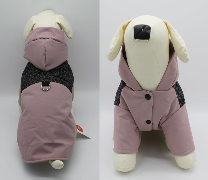 Sugar Coat Pet Warm Coat for Winter Cold Weather Dog & Cat Clothes Insulated Padded Snow Parka w/Leash Ring - Julian (Lilac, XS) Lilac - PawsPlanet Australia