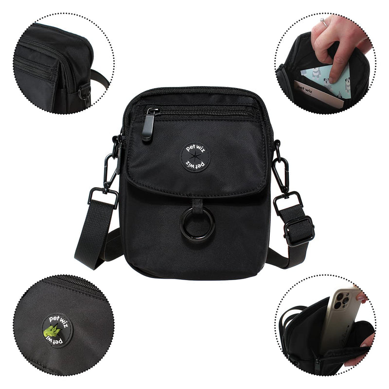 pet wiz Dog Walking Bag with Adjustable Strap Water Resistant Dog Walking Bag - PawsPlanet Australia