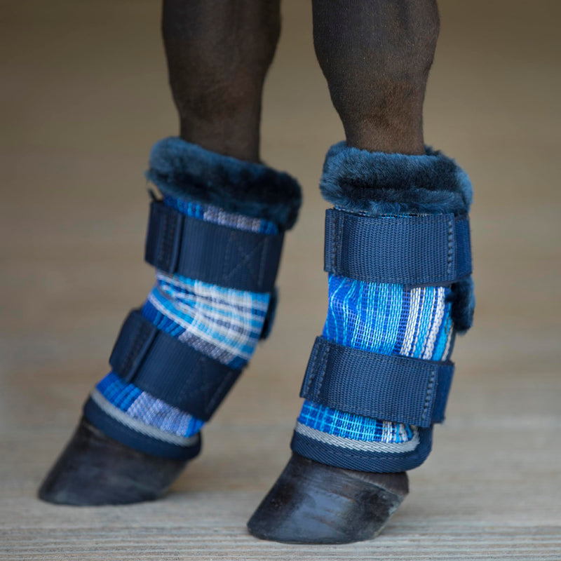 Kensington KPP Miniature Horse Fly Boots - Fly Pony Horse Boots Perfect for Equine Leg Wraps and Maximum Horse Fly Protection 181-Kentucky Blue