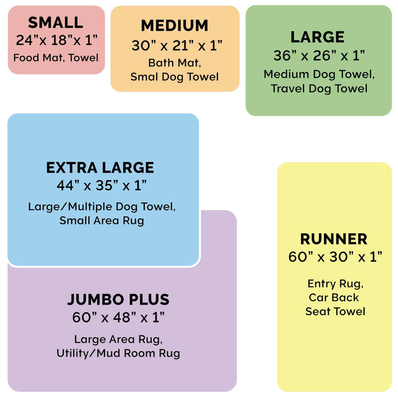 Furhaven 36" x 26" Highly Absorbent Dog Door Mat for Muddy Paws, 100% Washable, Perfect for Entryway, Kitchen, & Bathroom Use - Chenille Shammy Rug - Charcoal (Gray), Large - PawsPlanet Australia