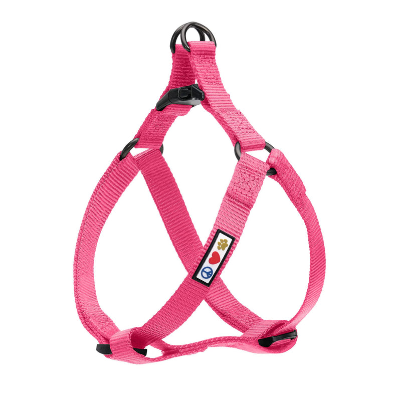 Pawtitas Solid Color Step in Dog Harness or Vest Harness Dog Training Walking of Your Puppy Harness Extra Small Dog Harness Pink Dog Harness X-Small (Pack of 1) Pink ✅ Solid - PawsPlanet Australia