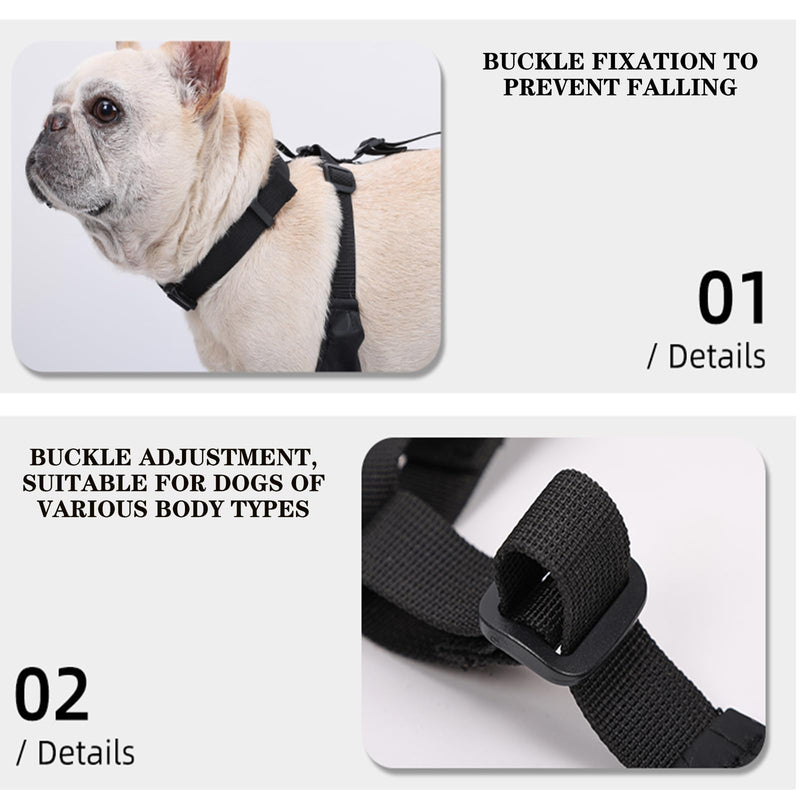 Suspender Boots for Dogs, Dog Paw Boot Waterproof Dog Boots Anti-Slip Dog Shoes, Dog Paw Protector for Small Medium Dogs, Dirty-Proof Dog Booties with Auxiliary Strap for Snow Day Outdoor Walking (S) S - PawsPlanet Australia