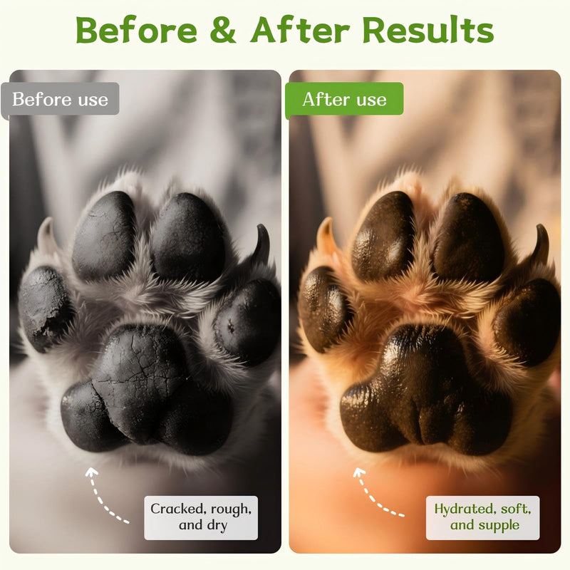 Dog Paw Balm & Nose Balm, Lick-Safe | All-Natural Moisturizer with Organic Coconut Oil | Quickly Nourishes and Repairs Dry, Cracked Paws | Vet-Recommended for Hot & Winter Protection (2.0oz) Coconut oil fragrance - PawsPlanet Australia