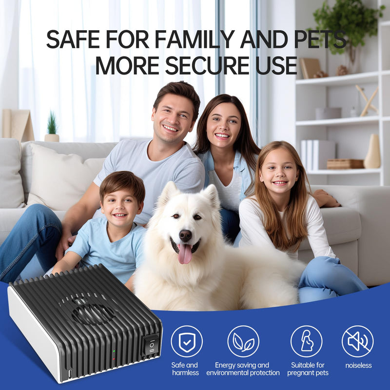 Advanced Ultrasonic Rodent Repellent with 2 Modes (Sweep Frequency & Siren) - Rechargeable Mouse Repellent for Car Trunk, Garage, Basement, Attic, RV - Mice, Rat Deterrent Pest