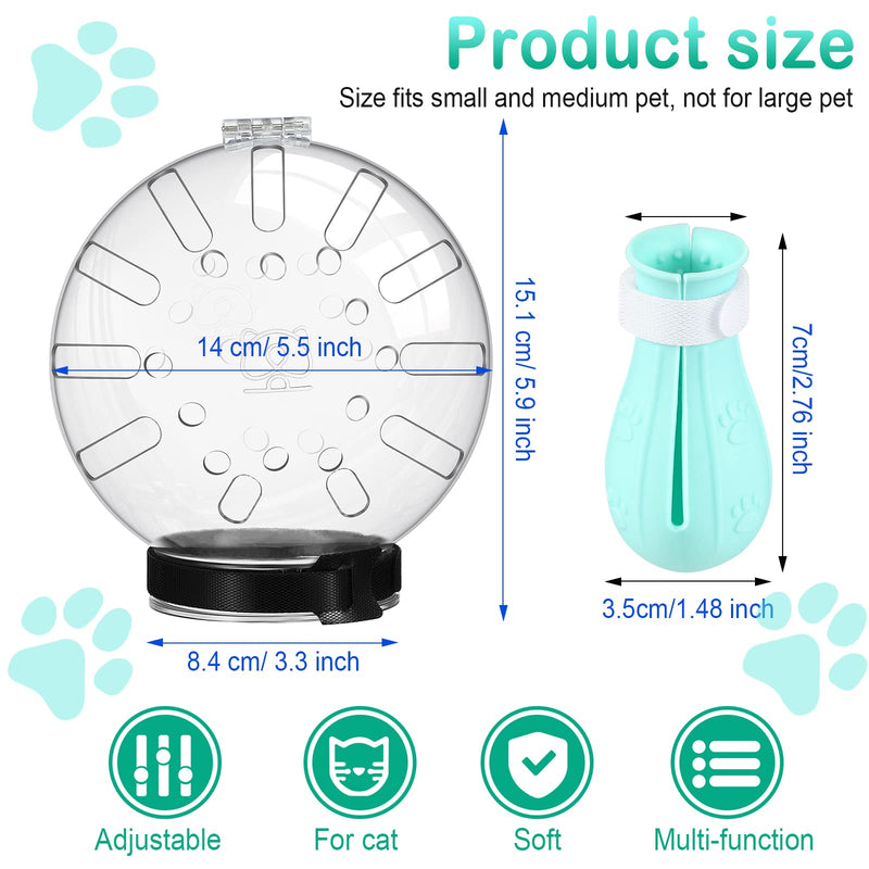 Cat Muzzle for Grooming Cat Adjustable Hood with Cat Paw Covers, Kitten Breathable Anti Bite Muzzles Anti Scratch Boots Silicone Cat Shoes Boots Cat Paw Protector for Cats Bathing Shaving (Large) Large - PawsPlanet Australia