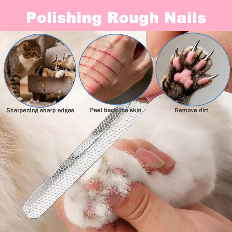 3 Piece Pet Grooming Kit – Self Cleaning Dog Brush, Professional Nail Clippers with Quick Sensor & Safety Lock, Plus Nail File – Ideal for Cats, Dogs, Puppies (Pink) Pink - PawsPlanet Australia