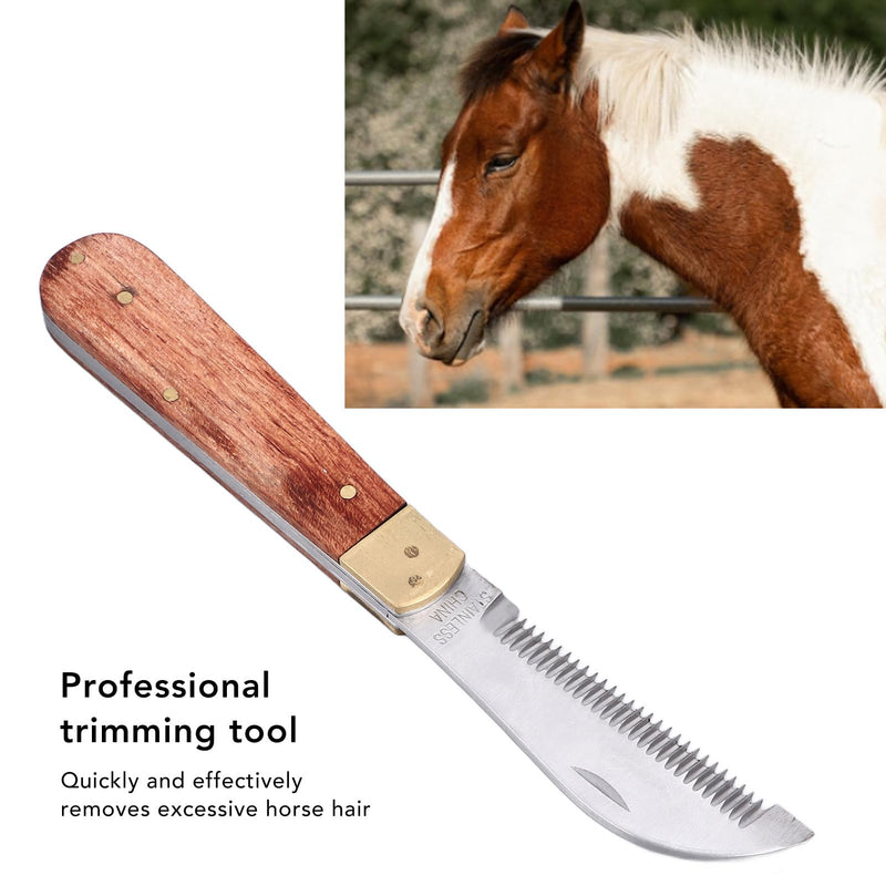 Professional Horse Grooming Hand Stripping Knife, Efficient Old Hair Stripping Knives Tool for Dogs for Pets - PawsPlanet Australia