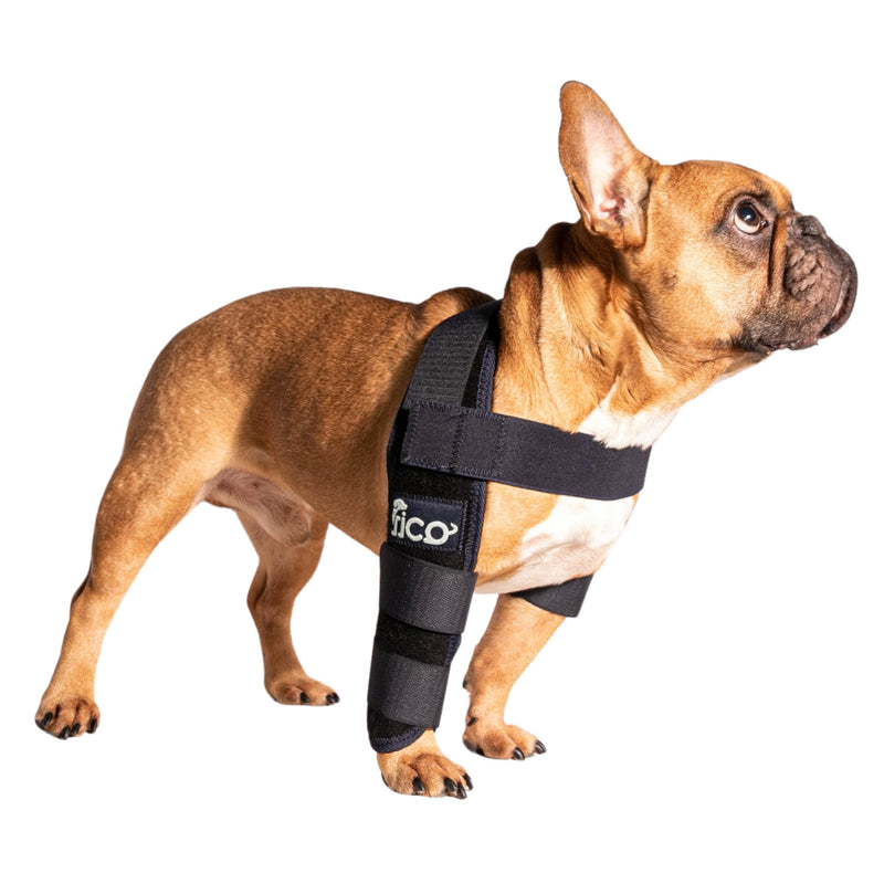 Dog Elbow Brace for Front Right Leg - Elbow Dysplasia & Arthritis Support, Vet Approved, Adjustable with Removable Splints, Orthopedic Dog Sleeve for Injuries & Recovery (Small) Small