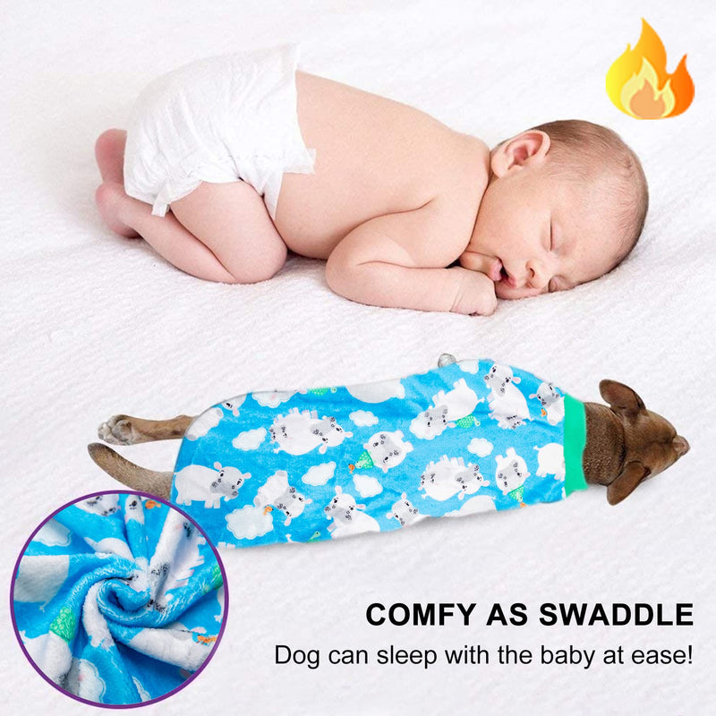 LovinPet PJS for Pit Bulls - Warm Pajamas for Dogs, Soft & Upgraded Lightweight Fabric Blue Happy Tossed Hippo Prints Clothes, Fashionable Dog Flannel Shirt, Suitable for Large Dog Breeds, Blue L Hippo Blue - PawsPlanet Australia