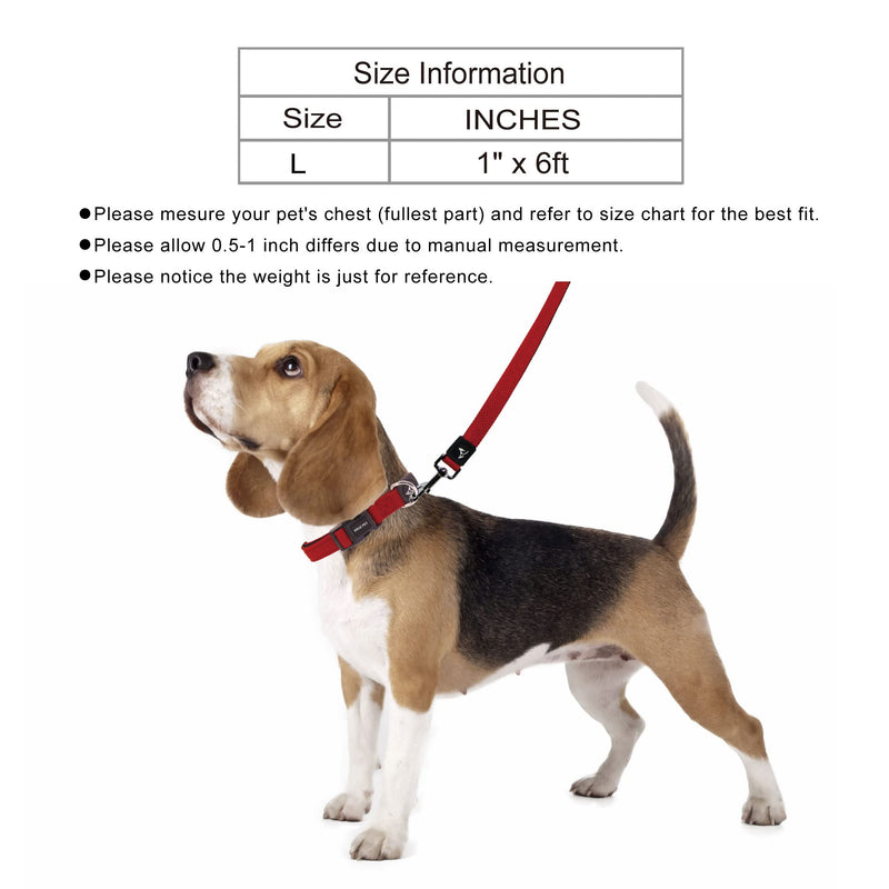 Double Handle Walking/Traffic Air Mesh Leash Large Amethyst - PawsPlanet Australia